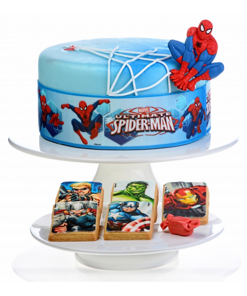 L'HORIZON LOINTAIN, LA REUNION » Deuxiéme essai de gâteau spiderman en pâte