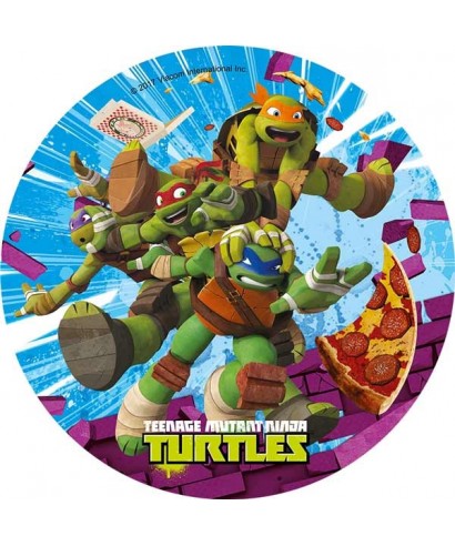 Disque Azyme Tortue Ninja Et Leur Pizza Pour Tortue Ninja A 3 50