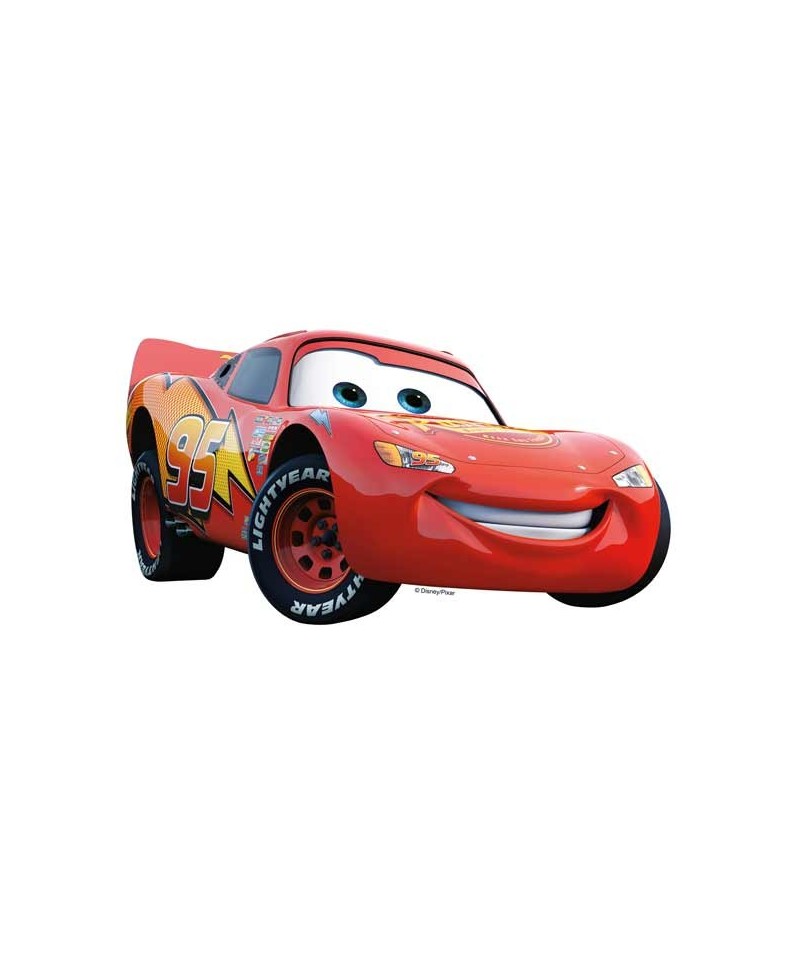 Silhouette azyme de Flash Mcqueen Cars Disney pixar pour 