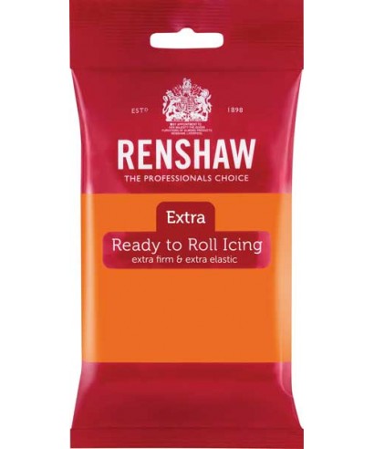 Pâte à sucre Extra Orange 250g Renshaw Pâte à sucre Extra Orange 250g Renshaw
