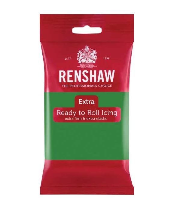 Pâte à sucre EXTRA Vert 250g Renshaw Pâte à sucre EXTRA Vert 250g Renshaw