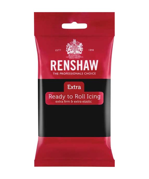Pâte à sucre Noire Extra 250g Renshaw Pâte à sucre Noire Extra 250g Renshaw