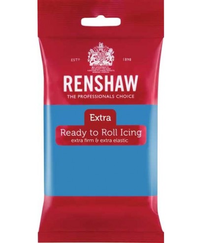 Pâte à sucre EXTRA Turquoise 250g Renshaw Pâte à sucre EXTRA Turquoise 250g Renshaw