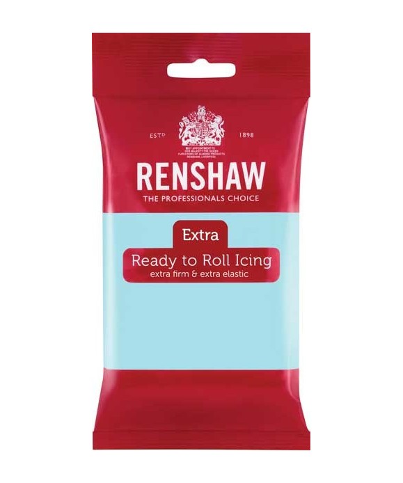Pâte à sucre EXTRA Bleu Canard 250g Renshaw Pâte à sucre EXTRA Bleu Canard 250g Renshaw