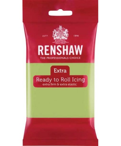 Pâte à sucre EXTRA Vert Pastel 250g Renshaw Pâte à sucre EXTRA Vert Pastel 250g Renshaw