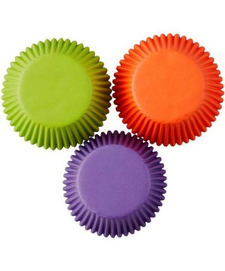 Caissettes couleurs halloween pk/75 Wilton