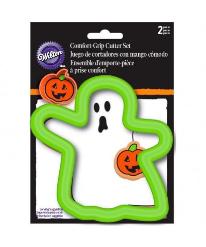 Emporte-pièces comfort grip fantôme et citrouille Wilton Emporte-pièces comfort grip fantôme et citrouille Wilton