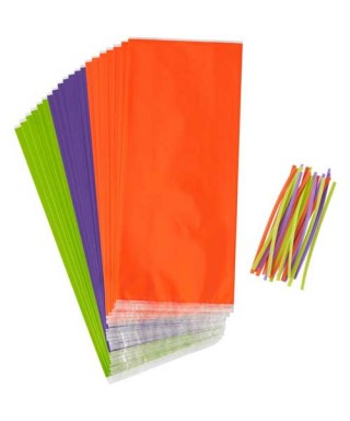 Sachets colorés Surprise Halloween Wilton