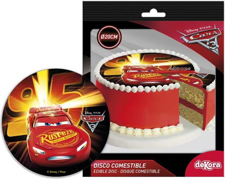 Disque Pate A Sucre Cars Flash Mcqueen Disney A 3 69