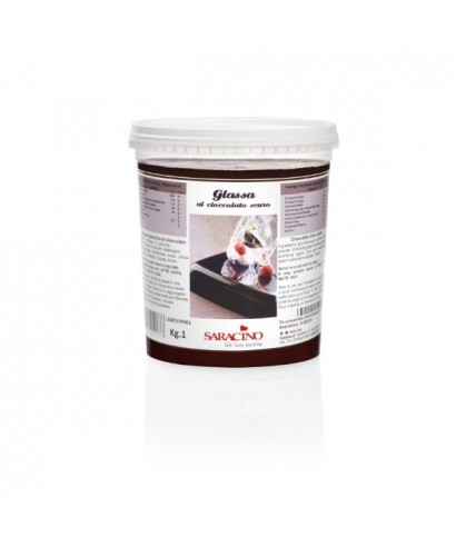 Glaçage miroir Chocolat noir 1kg Saracino Glaçage miroir Chocolat noir 1kg Saracino