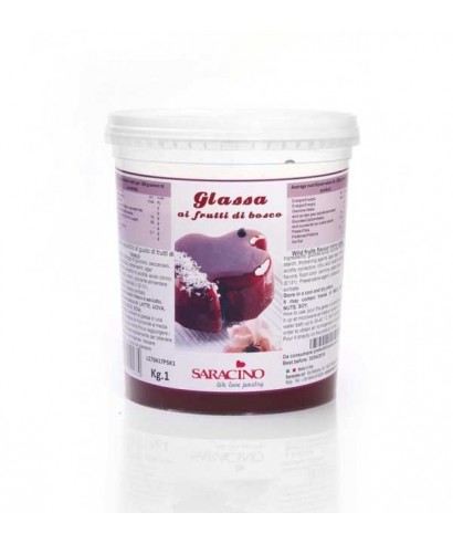 Glaçage miroir Fruit des bois 1kg Saracino Glaçage miroir Fruit des bois 1kg Saracino