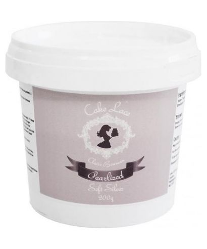 Dentelle alimentaire Argent Clair 200 gr prête à l'emploi Cake Lace Dentelle alimentaire Argent Clair 200 gr prête à l'emploi Cake Lace