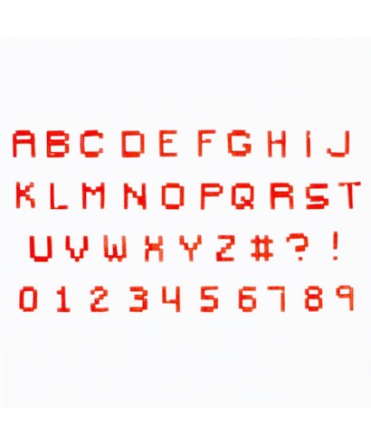 Lettres et chiffres tappits Pixel FMM Sugarcraft Lettres et chiffres tappits Pixel FMM Sugarcraft