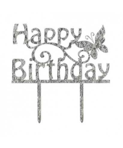 Cake Topper Happy Birthday Cake Star