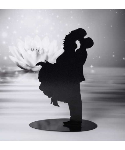 Cake Topper mariés bisous Cake Topper mariés bisous