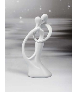 Sujet de mariage moderne abstrait 15cm