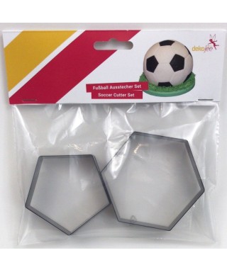 Emporte-pièce Football 5,5 et 6,8 cmset/2