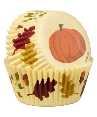 Caissettes cupcake Citrouille set/50 Wilton
