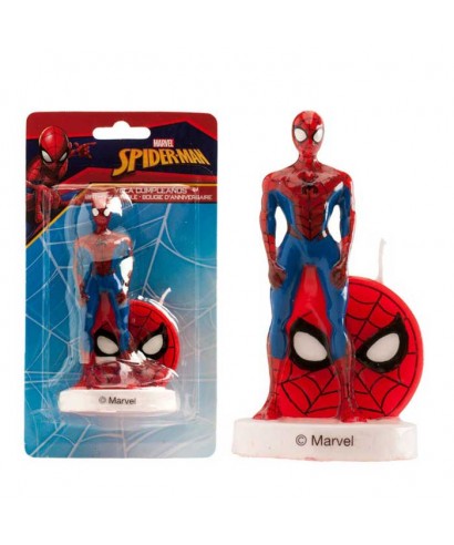 Bougie Spiderman 8 cm Marvel