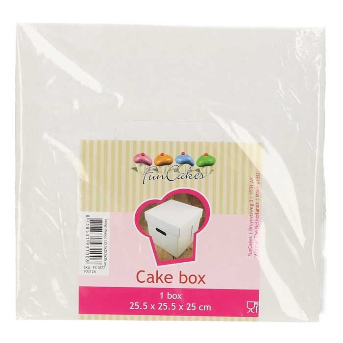 Boite Patisserie Zuxbolf 2 Pièces Boîte à Gâteaux 25.5x25.5x20.5cm Avec 2 Boite A Gateau - 7