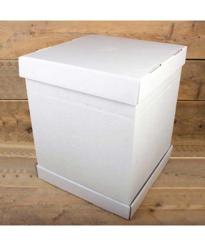 Boîte à gâteaux Blanche 37x37x45cm FunCakes Boîte à gâteaux Blanche 37x37x45cm FunCakes