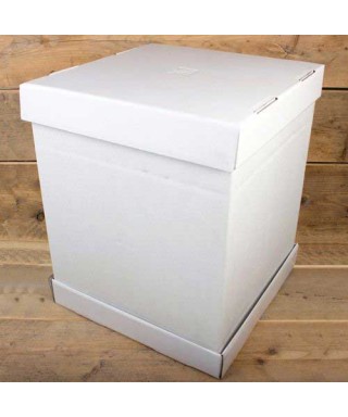Boîte à gâteaux Blanche 52x52x70cm FunCakes