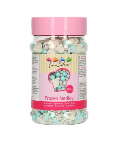 Mélange de Paillettes Frozen 180g Funcakes Mélange de Paillettes Frozen 180g Funcakes