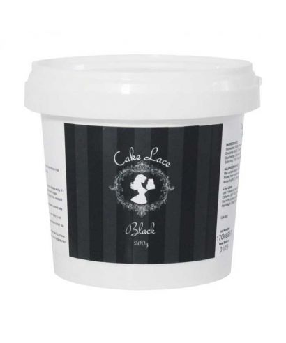 Dentelle alimentaire Noir 200 gr Cake Lace Dentelle alimentaire Noir 200 gr Cake Lace