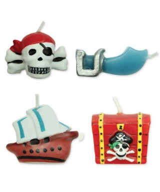 Bougie Pirate Set/4 PME