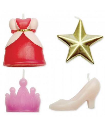 Bougie Princesse Set/4 PME