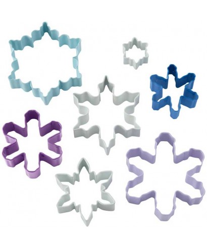 Emporte-pièce métal Flocons de neige set/7 Wilton Emporte-pièce métal Flocons de neige set/7 Wilton