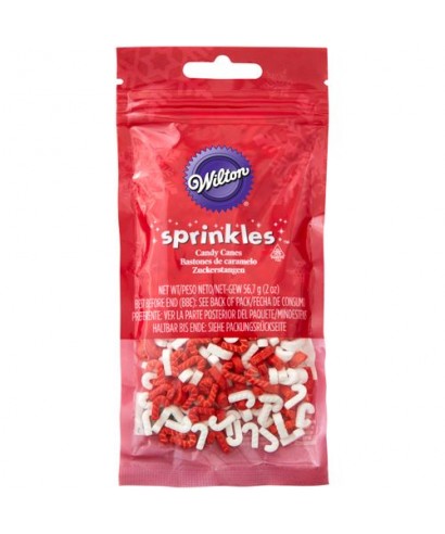 Sprinkles Canne à sucre 56g Wilton Sprinkles Canne à sucre 56g Wilton