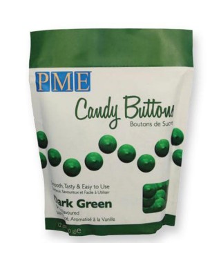 Candy Buttons vert foncé 340gr PME