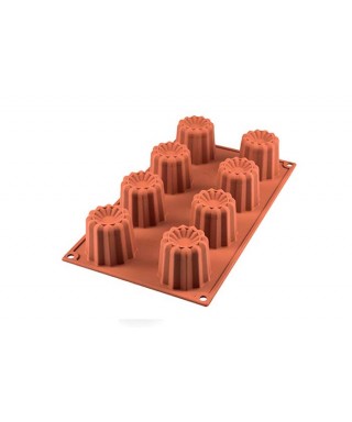 Moule plaque silicone CANNELÉ Silikomart