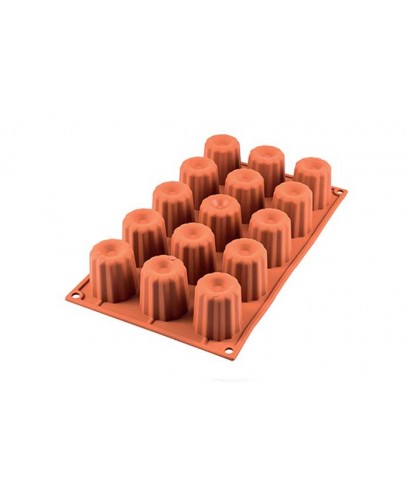 Moule plaque silicone MIDI CANNELÉ Silikomart Moule plaque silicone MIDI CANNELÉ Silikomart