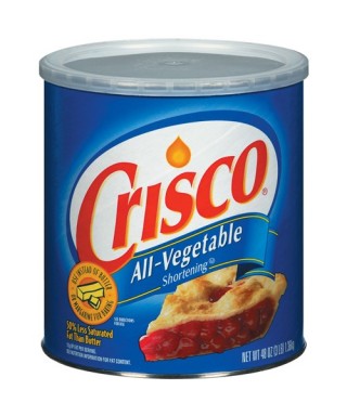 Crisco shortening graisse végétale 1,36kg pour pâte à sucre