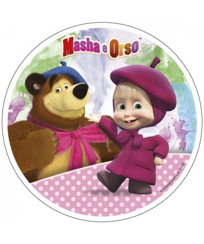 Disque sucre Masha l'ourson Disque sucre Masha l'ourson
