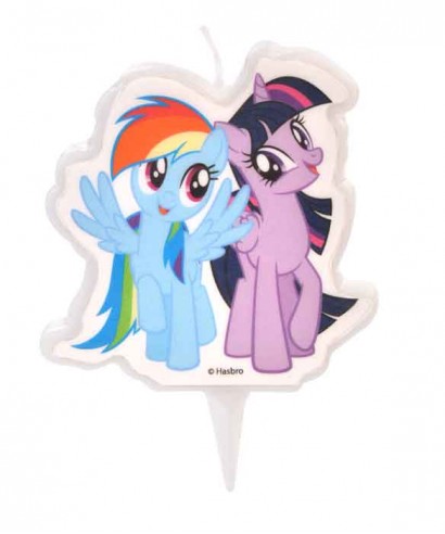 Bougie Twilight Sparkle et Rainbow Dash My Little Pony