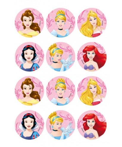 Mini disques à cupcake Princesse Disney Mini disques à cupcake Princesse Disney