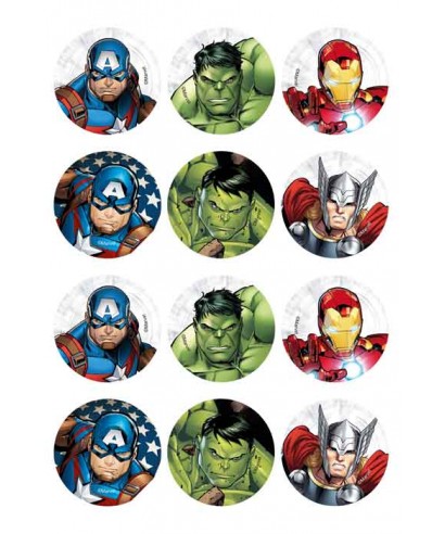 Mini Disque à cupcakes Avengers Marvel Mini Disque à cupcakes Avengers Marvel