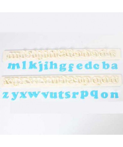 Lettres Art Deco minuscules FMM Sugarcraft