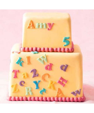 Lettres Art Deco minuscules FMM Sugarcraft