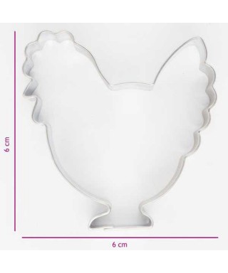 Emporte-Pièces en Métal Poule 6 cm