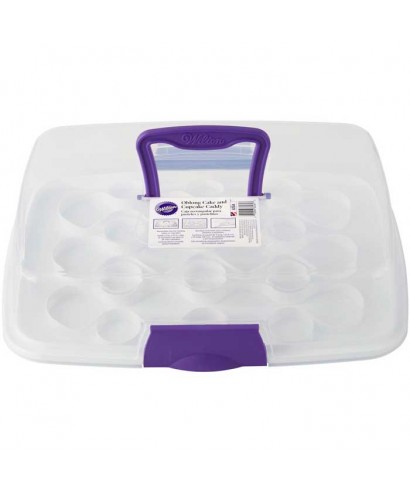 Boîte à gâteau de forme rectangulaire réutilisable Wilton Boîte à gâteau de forme rectangulaire réutilisable Wilton