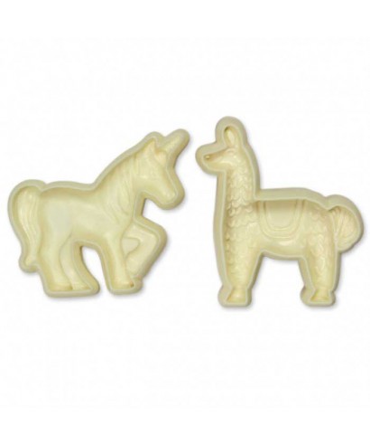 Emporte-piéce Pop It Lama et Licorne Set/2 JEM