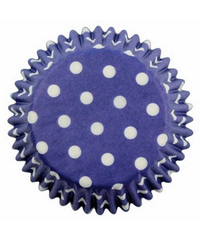 Caissette cupcake Bleu à pois blancs pk/60 Pme Caissette cupcake Bleu à pois blancs pk/60 Pme
