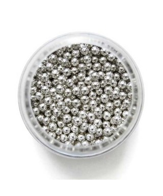 Perle de Sucre Argent 3mm 25g PME