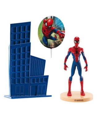 Kit Figurine Spiderman 3D en PVC Marvel