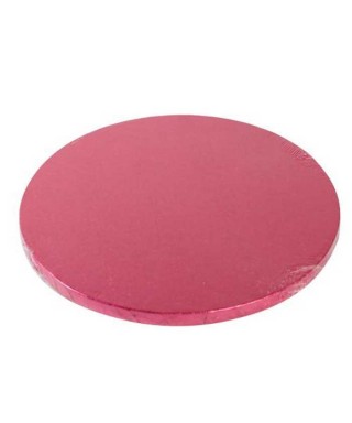 Plateau de présentation rond épais Ø 30 cm Cerise