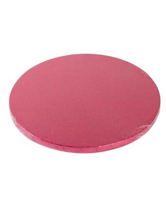 Plateau de présentation rond épais Ø 30 cm Cerise